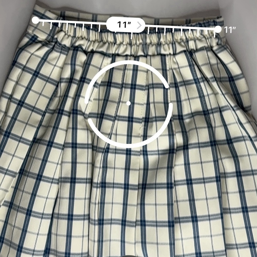 Princess Polly Navy Plaid Pleated Mini Skirt Women's S/M Schoolgirl Y2K Style - Picture 10 of 11